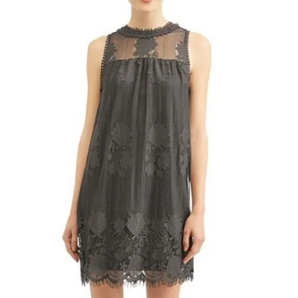 chinese dress ladies No Boundaries Juniors Women's Sleeveless High Low Dress (US, Alpha,  X-Small, Regular, Regular, Black Soot) at Amazon Women's Clothing store